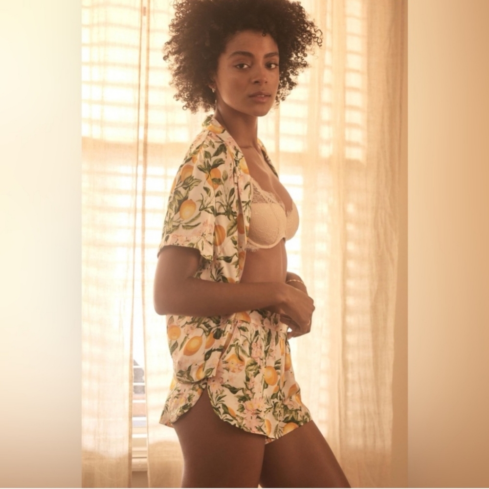Anthropologie Silky Pajama Top